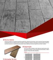 Piso concreto madeira